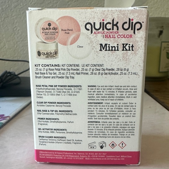 Quick Dip Acrylic Powder Nail Color Mini Kit - Pink - Picture 4 of 6